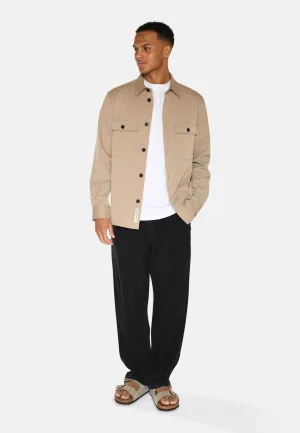 Santon overshirt 3808 - Chinchilla