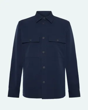 Santon overshirt 3808 - Sky Captain