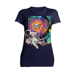 Science Space NASA Astronaut Memphis Art Retro 80s Nerd Geek Official Women's T-shirt