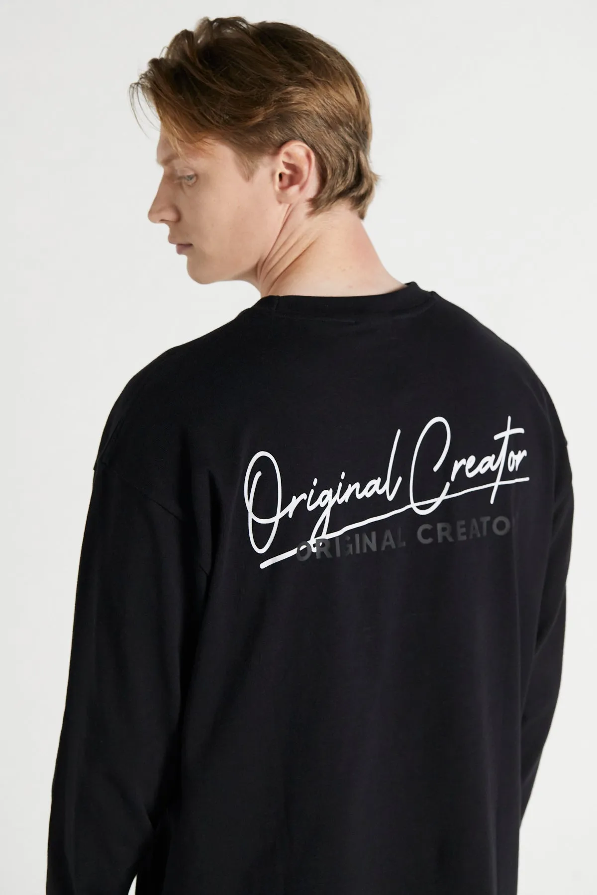 Scripture Long Sleeve T-shirt - Jet Black