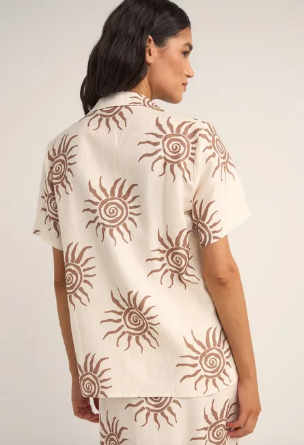 Seafarer Short Sleeve Shirt - Brown