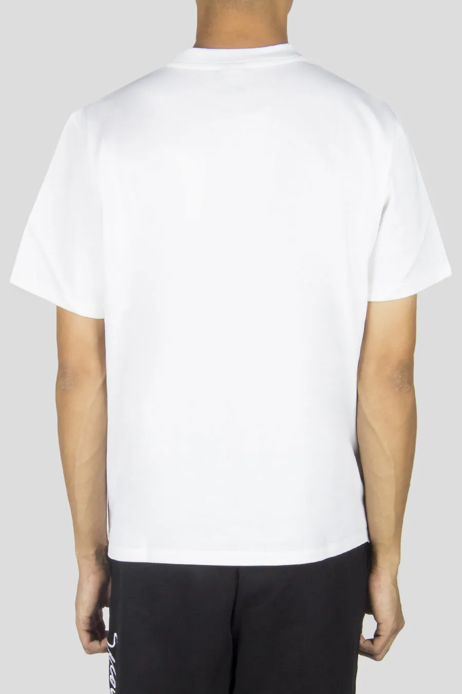 SECOND LAYER STRUCTURED JERSEY CROPPED T-SHIRT WHITE