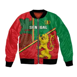 Senegal Football Bomber Jacket 2024 Go Champions Lions De La Teranga LT14