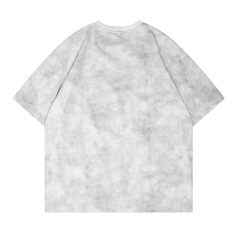 Shadow Monarch Tie‑Dye Oversized Tee