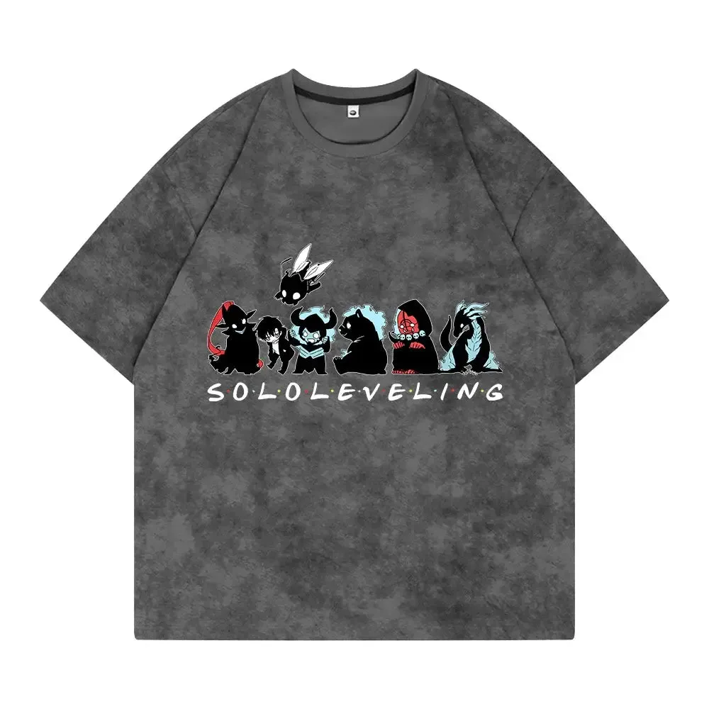 Shadow Monarch Tie‑Dye Oversized Tee