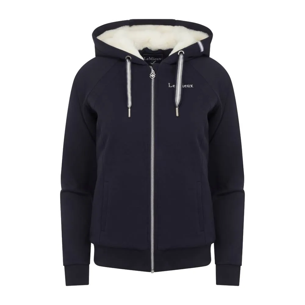 Sherpa Lined Hoodie by Le Mieux