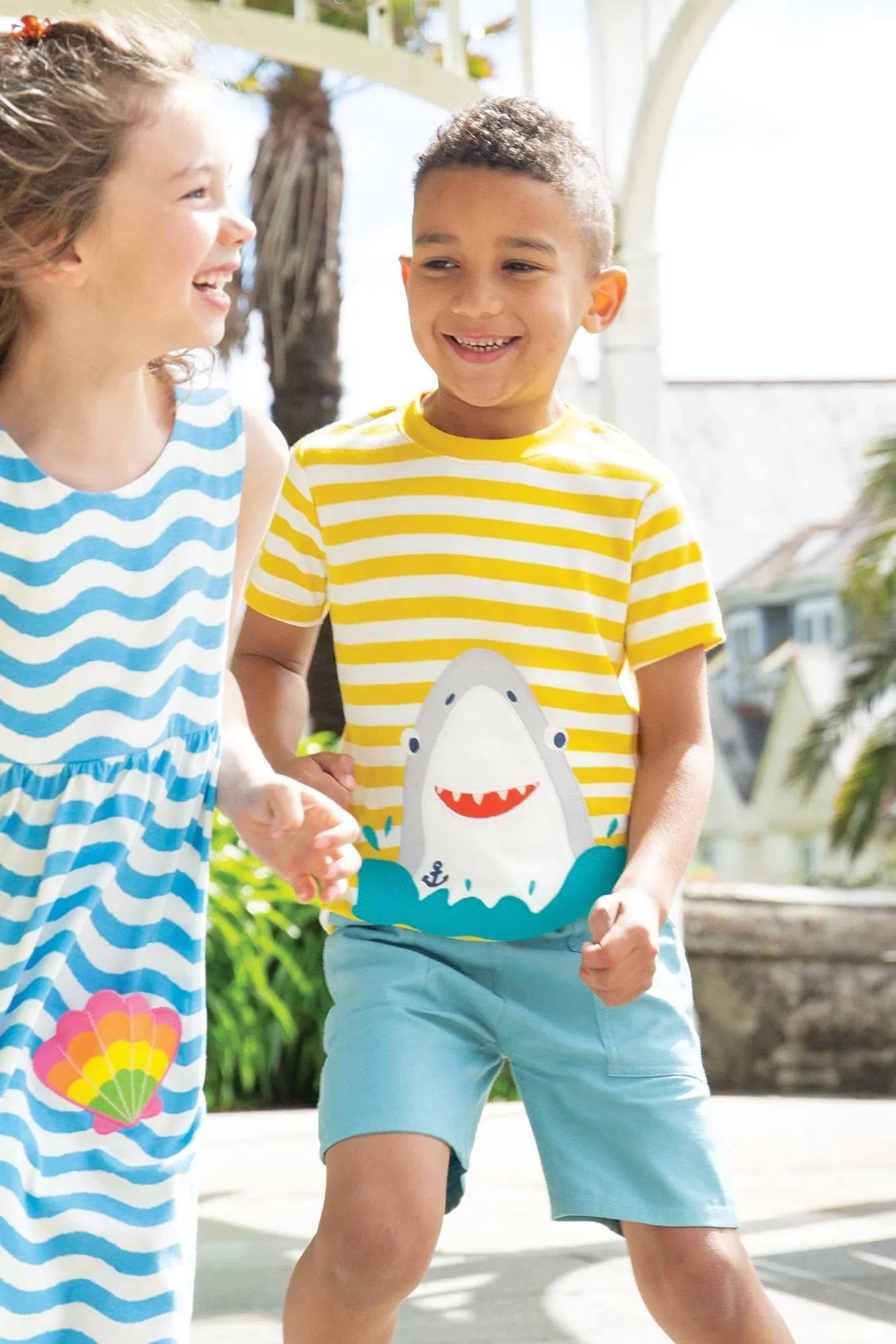 Sid Shark Applique Short Sleeve Shirt [only 2-3 & 7-8 Years left]