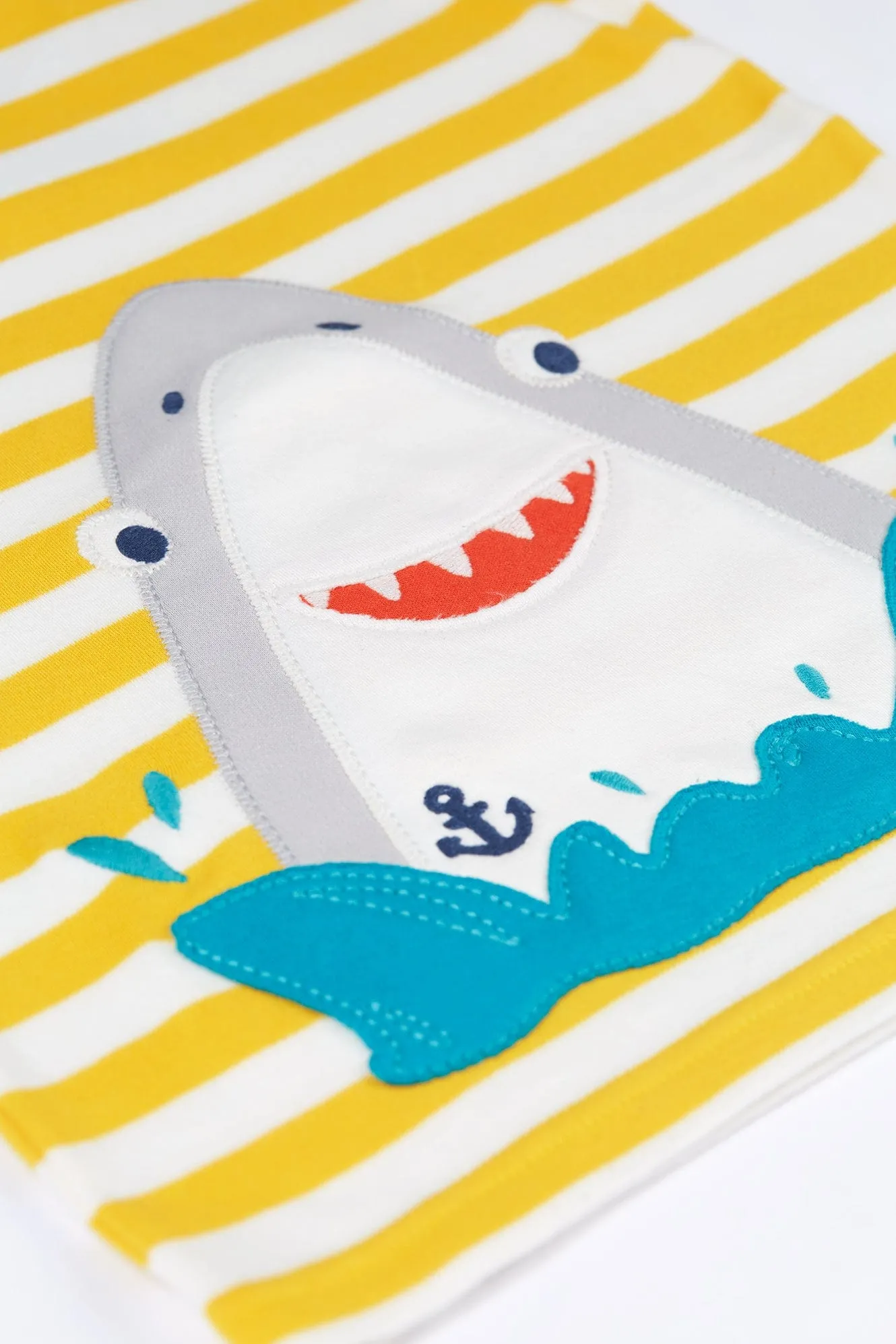 Sid Shark Applique Short Sleeve Shirt [only 2-3 & 7-8 Years left]