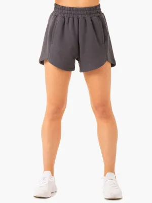 Sideline Track Shorts - Charcoal