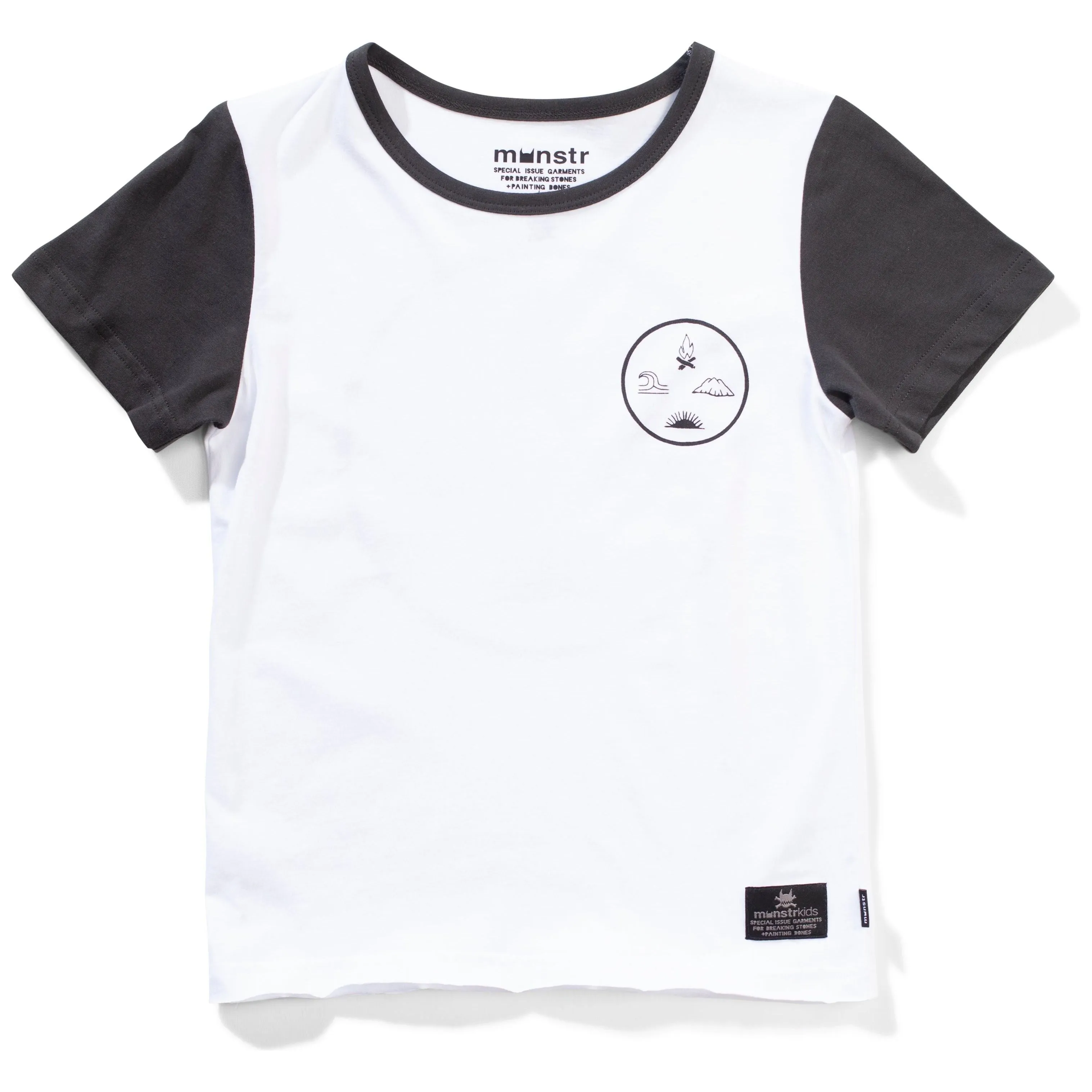 Sidewinder Ss Tee - White/Blk