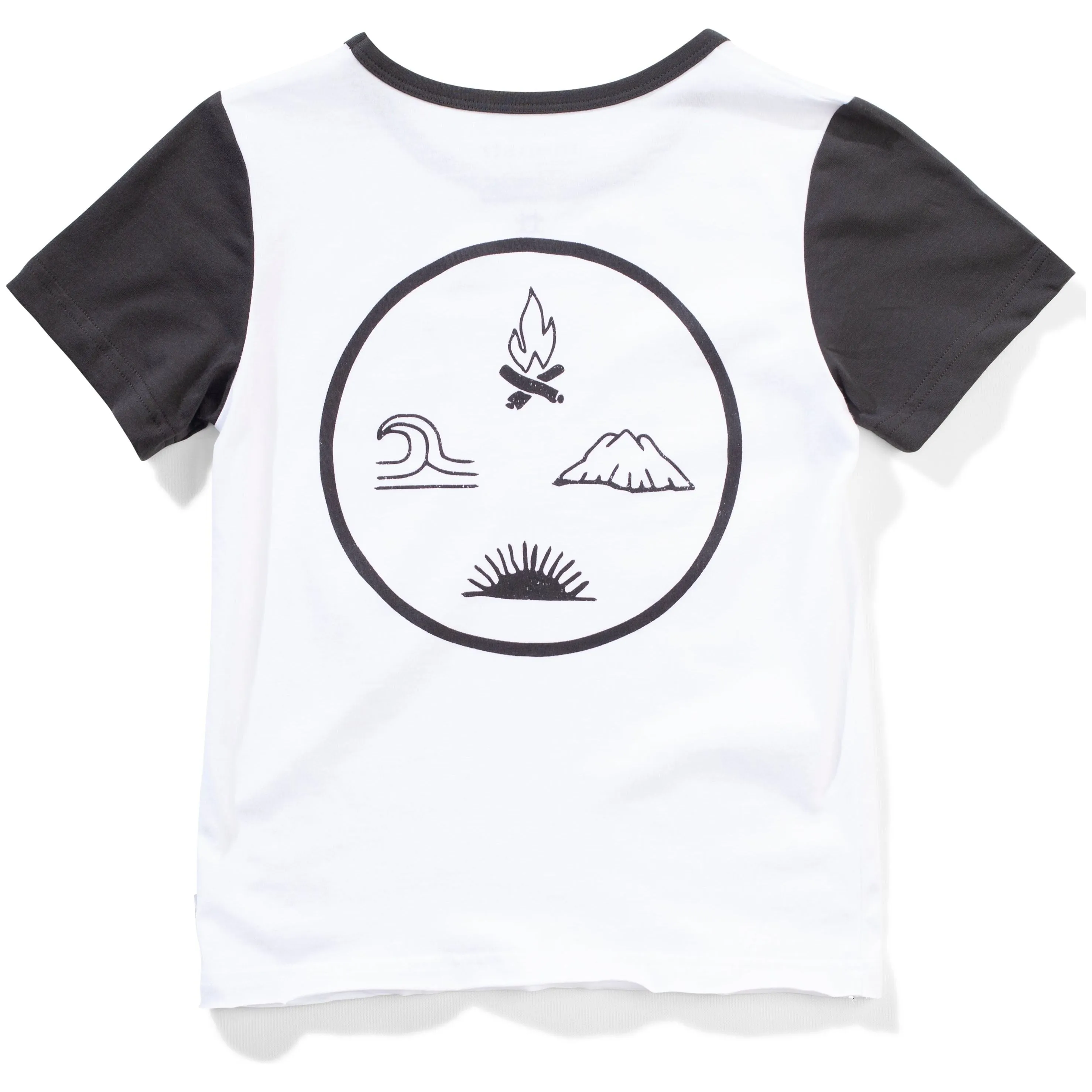 Sidewinder Ss Tee - White/Blk