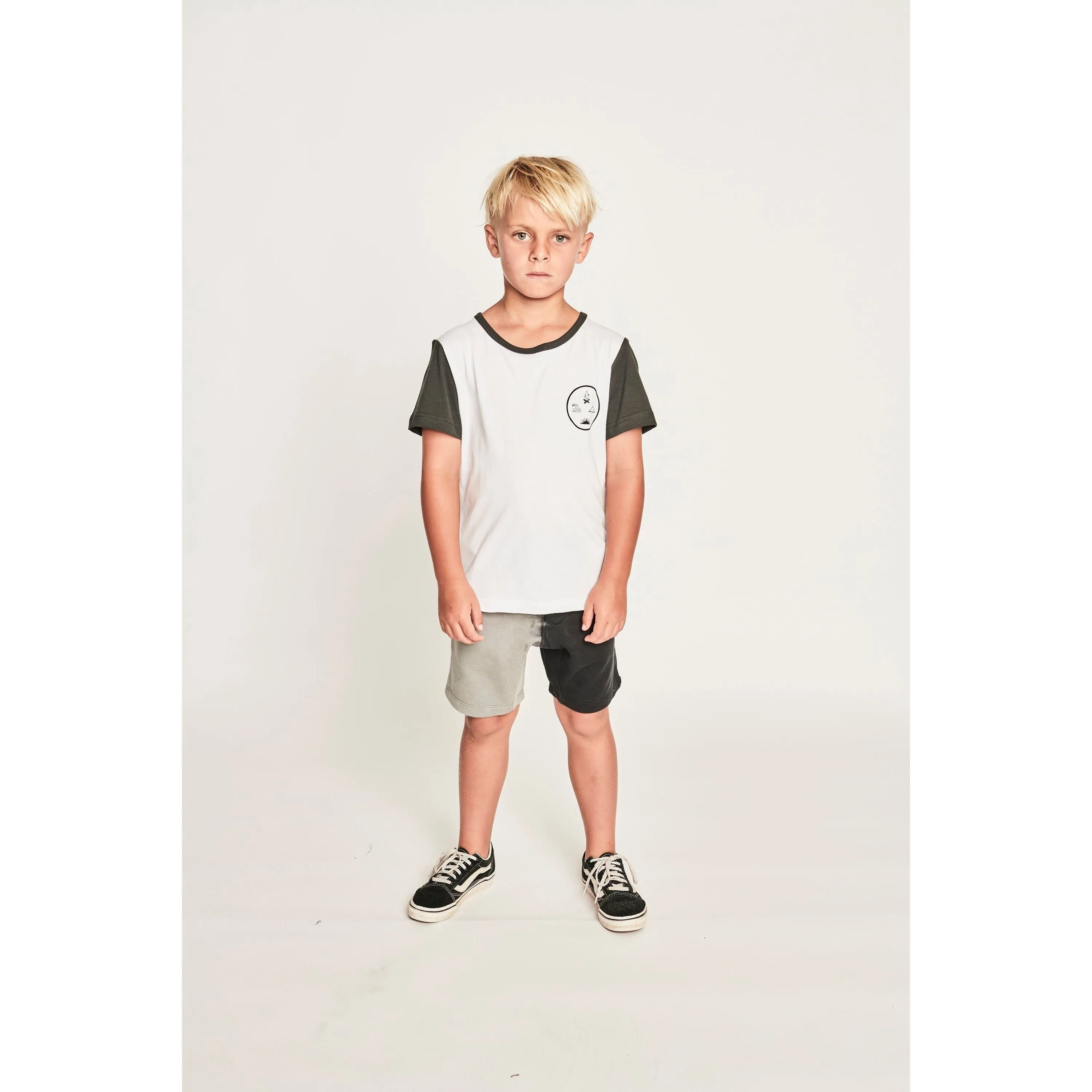 Sidewinder Ss Tee - White/Blk