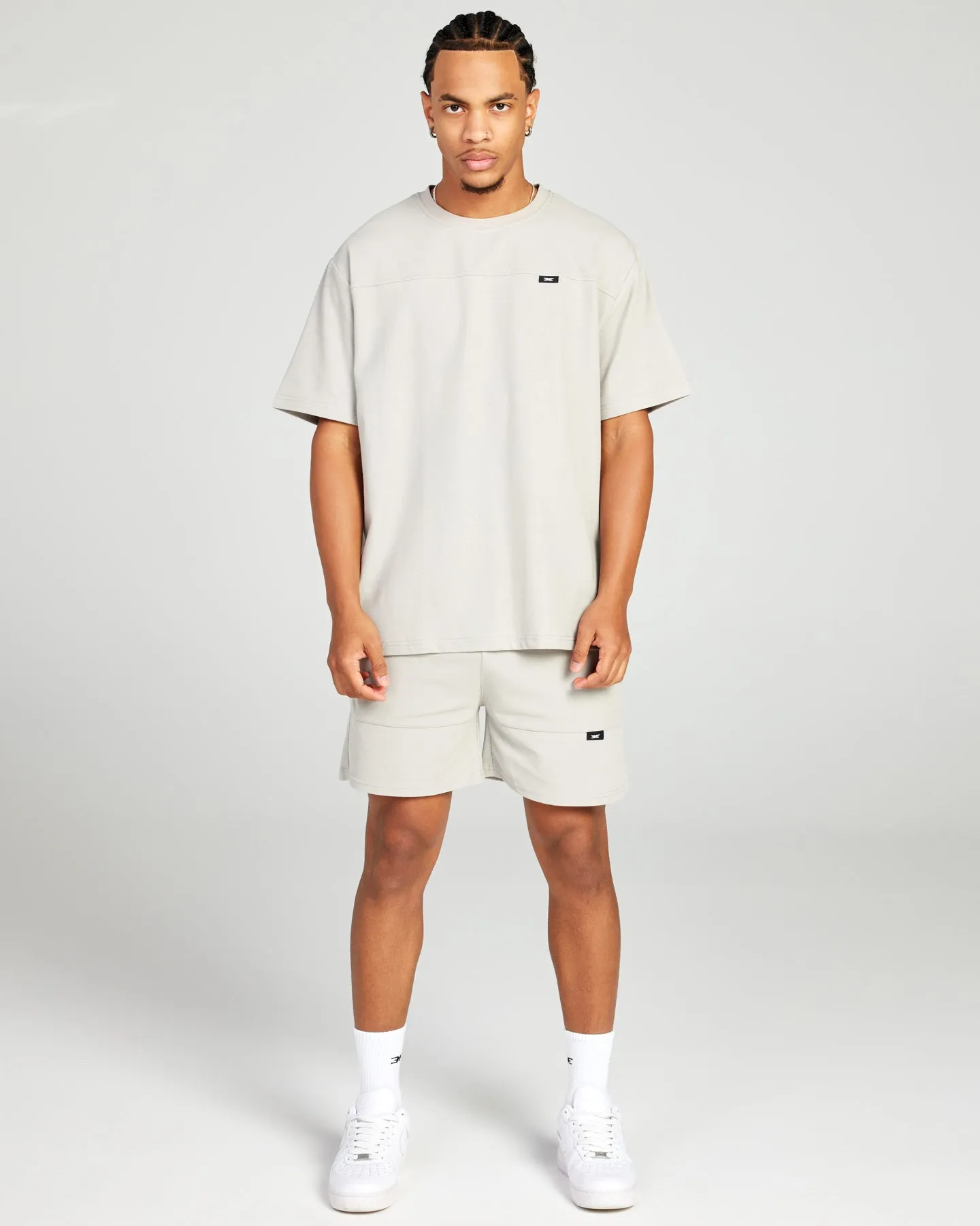 Signal Waffle Shorts - Taupe