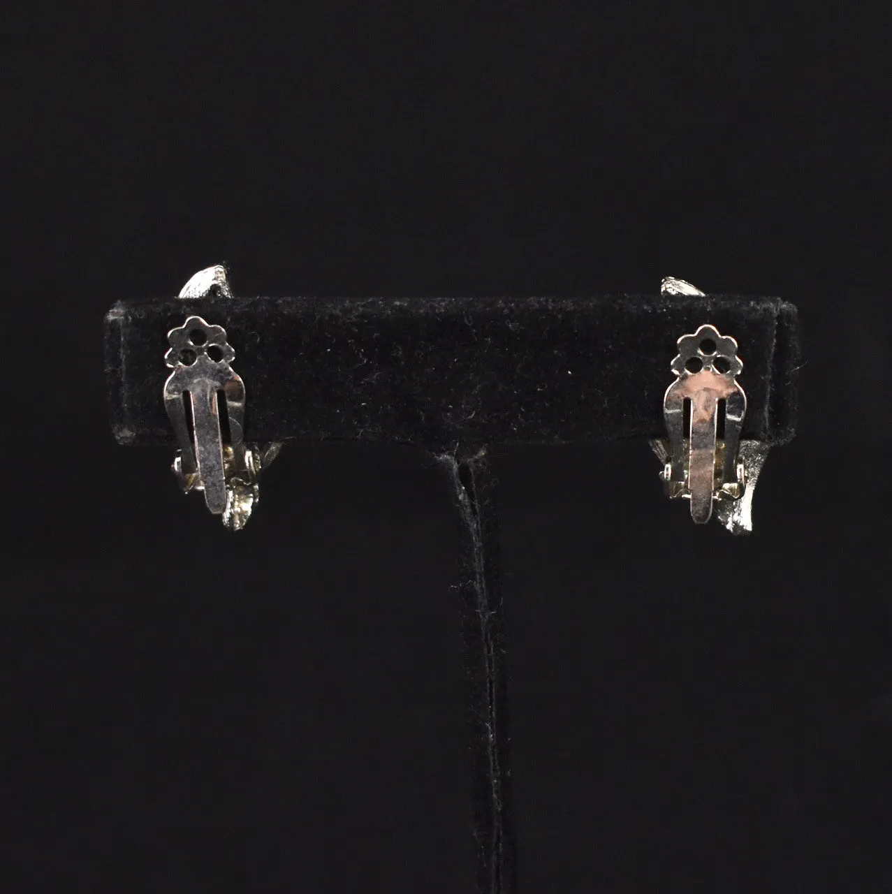 Single Textured Leaf Earrings