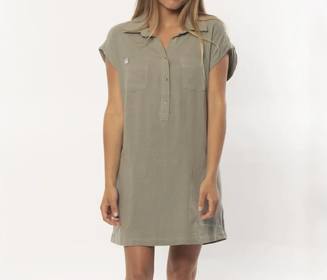 SISSTR YASMIN S/S WVN DRESS - LAG
