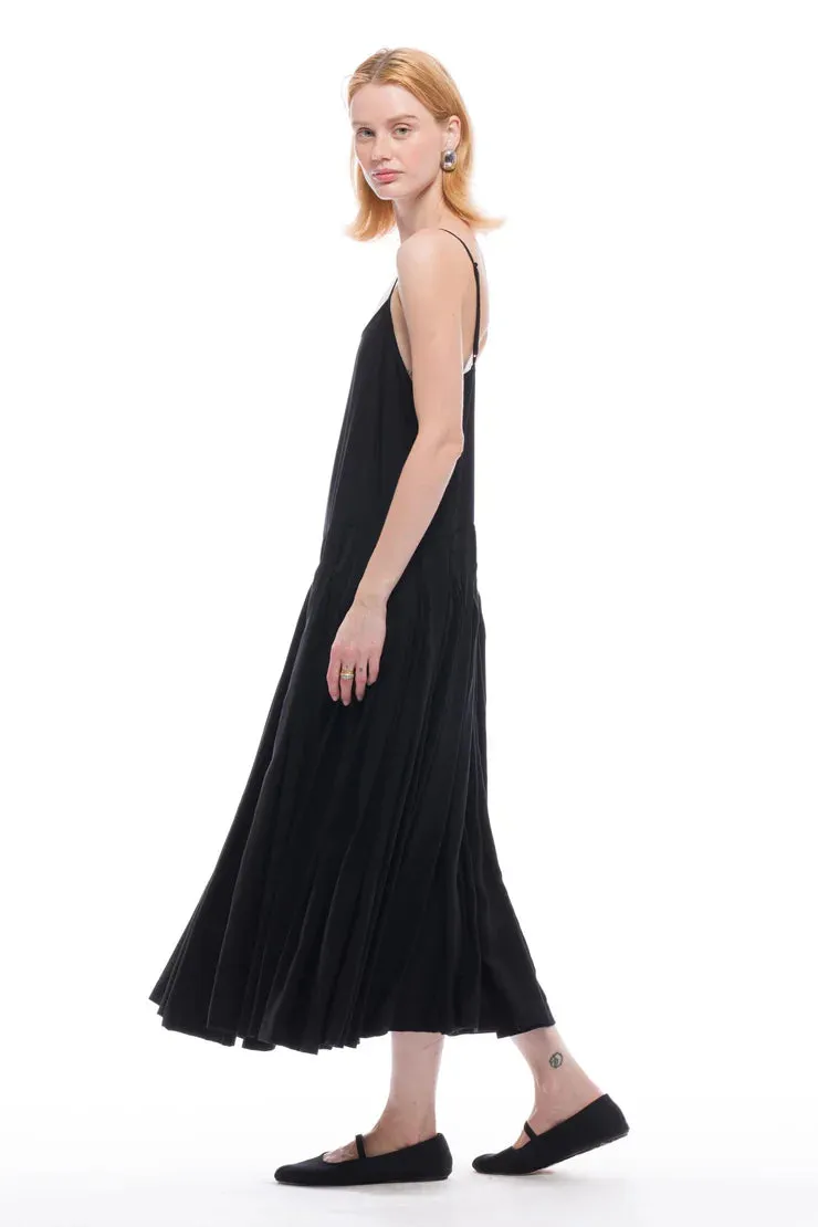 Six Yards Dress in Black | Toit Volant