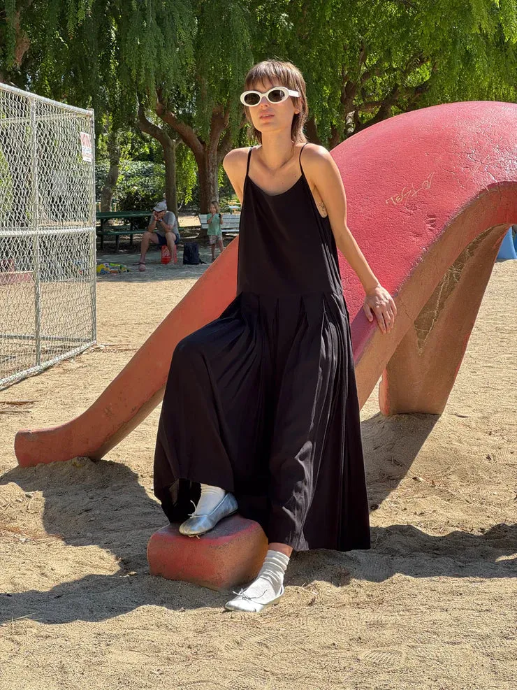 Six Yards Dress in Black | Toit Volant