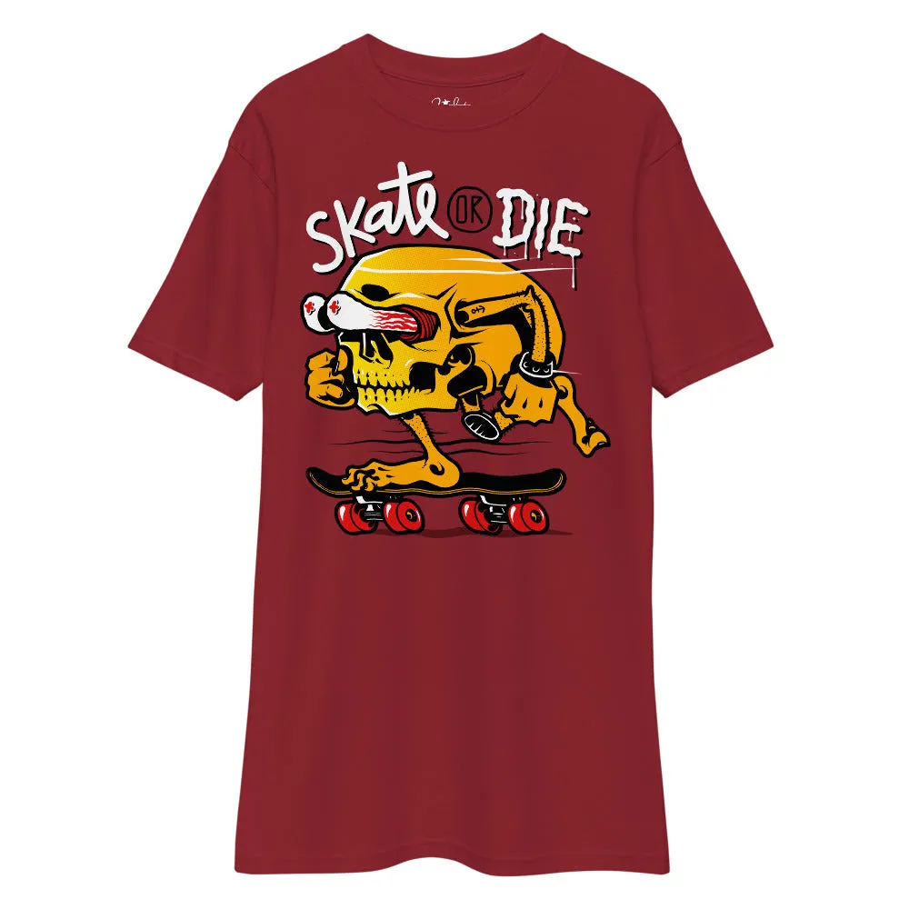 Skate or Die Men’s premium heavyweight tee