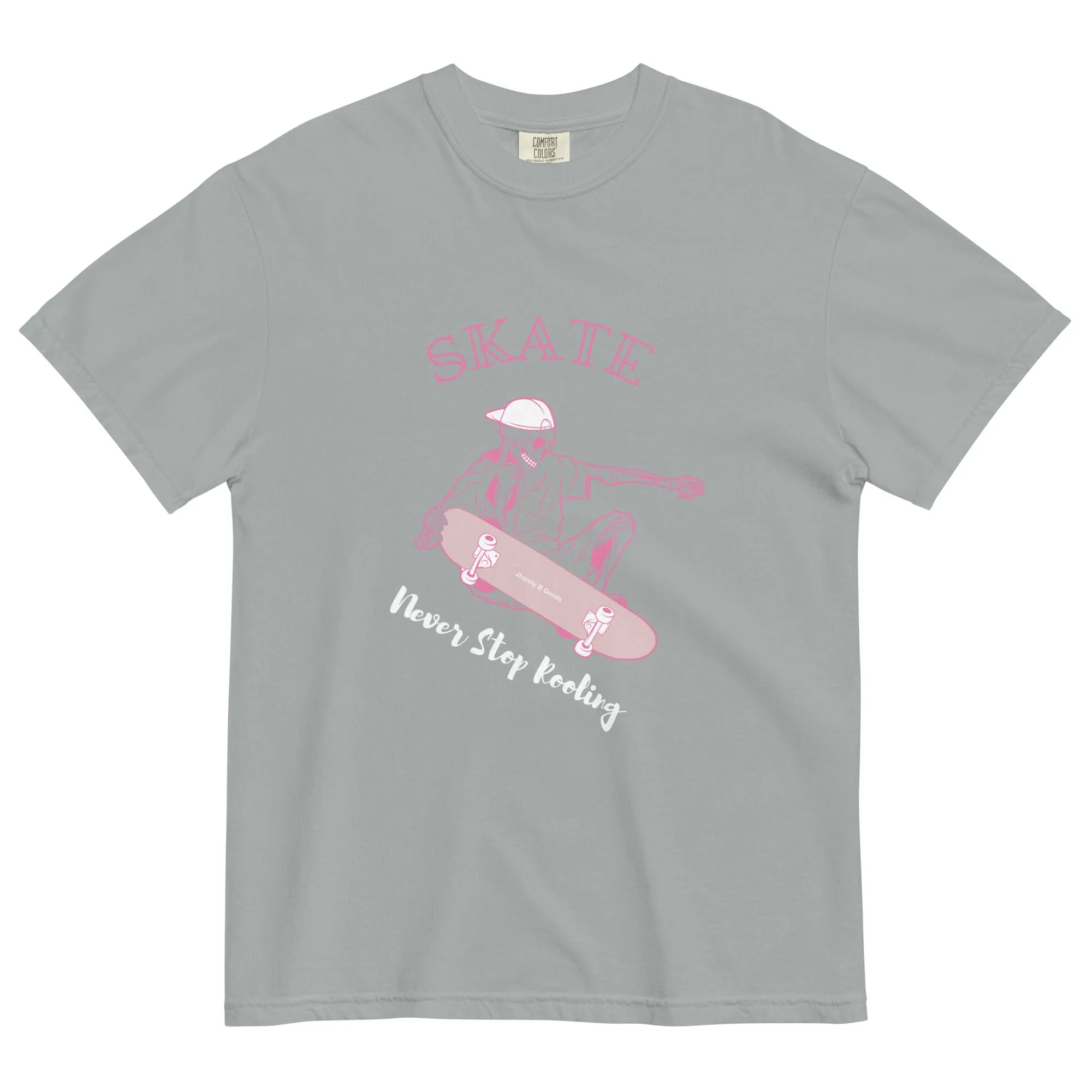 Skating Never Stop Roling men's garment-dyed heavyweight t-shirt