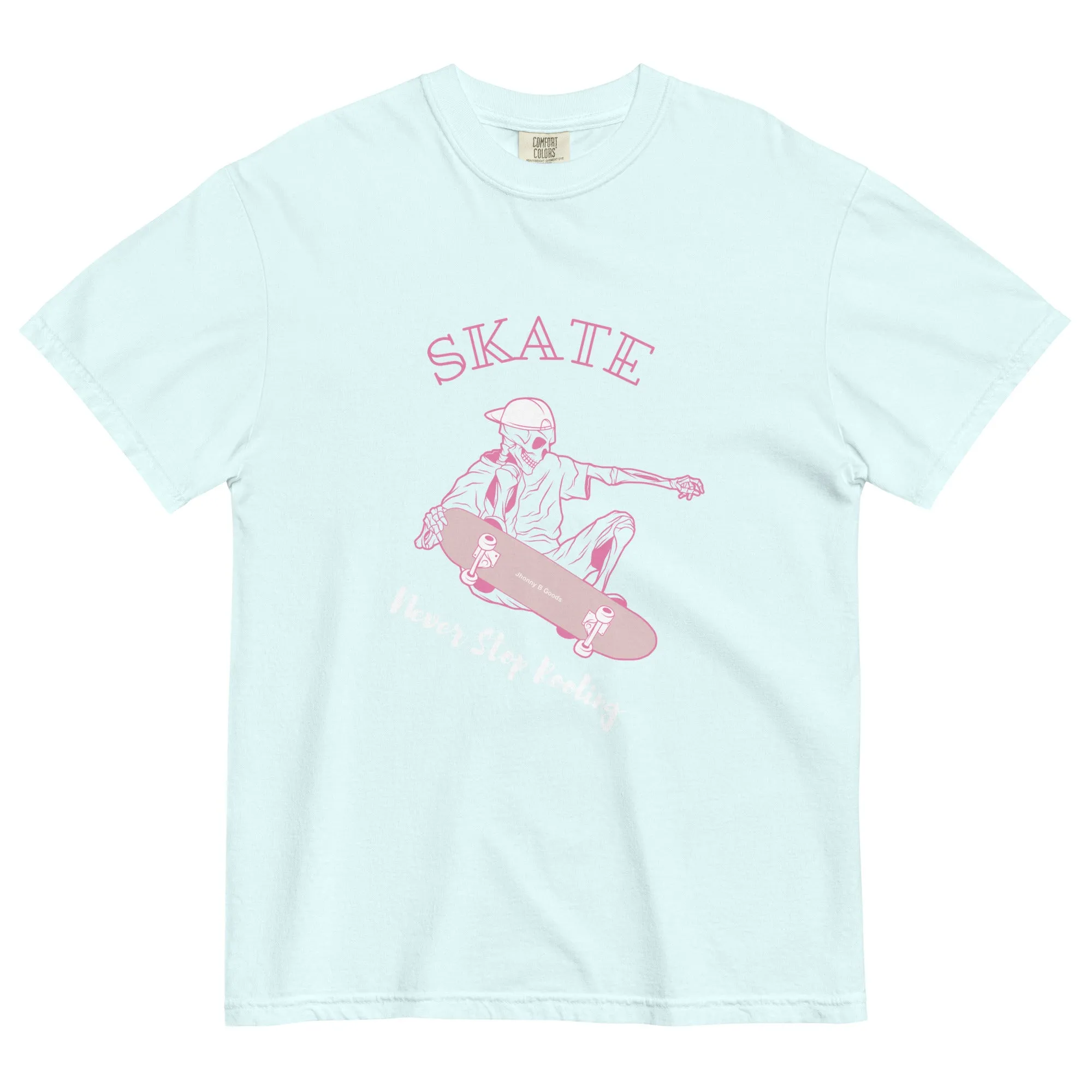 Skating Never Stop Roling men's garment-dyed heavyweight t-shirt