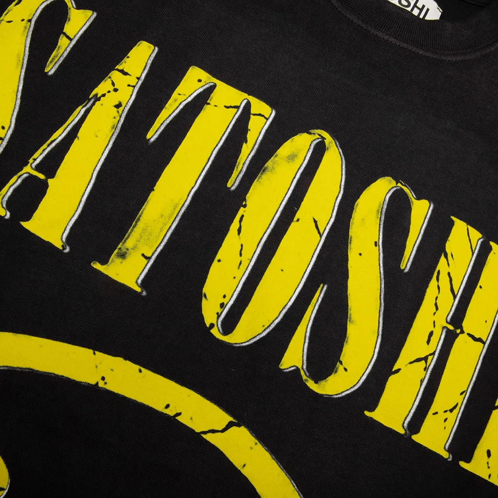 Smiley Tee - Washed Black
