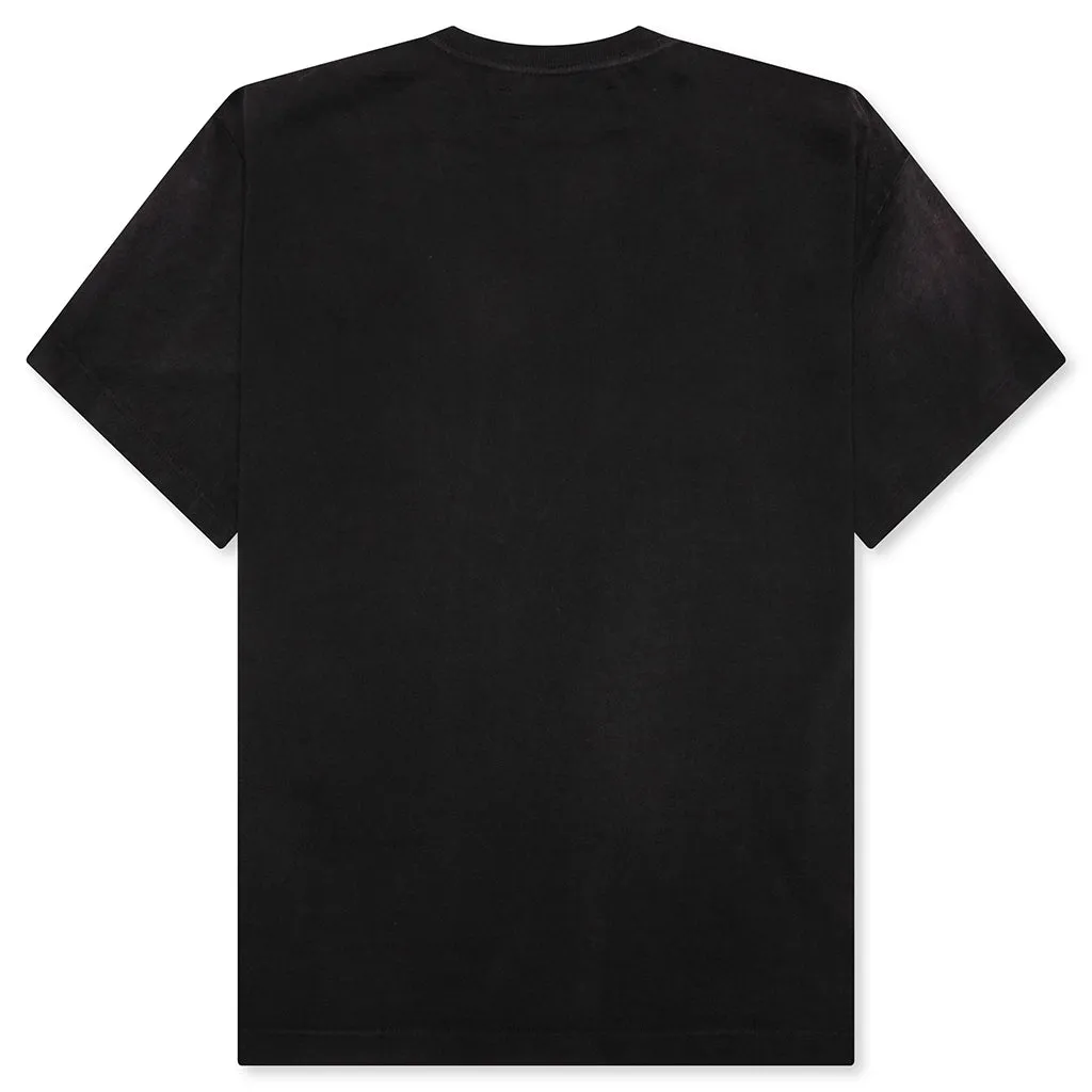Smiley Tee - Washed Black