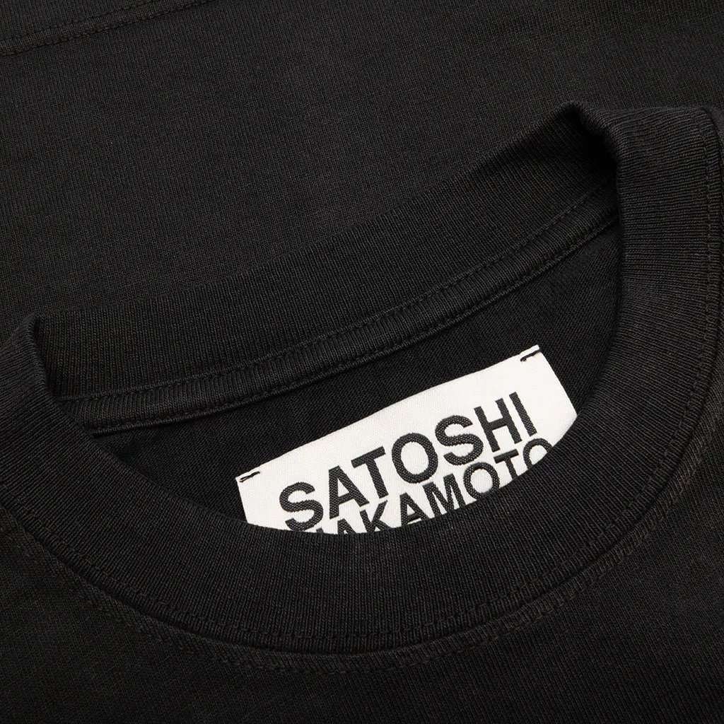 Smiley Tee - Washed Black