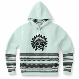 Smokin' Blue Indian Hoodie