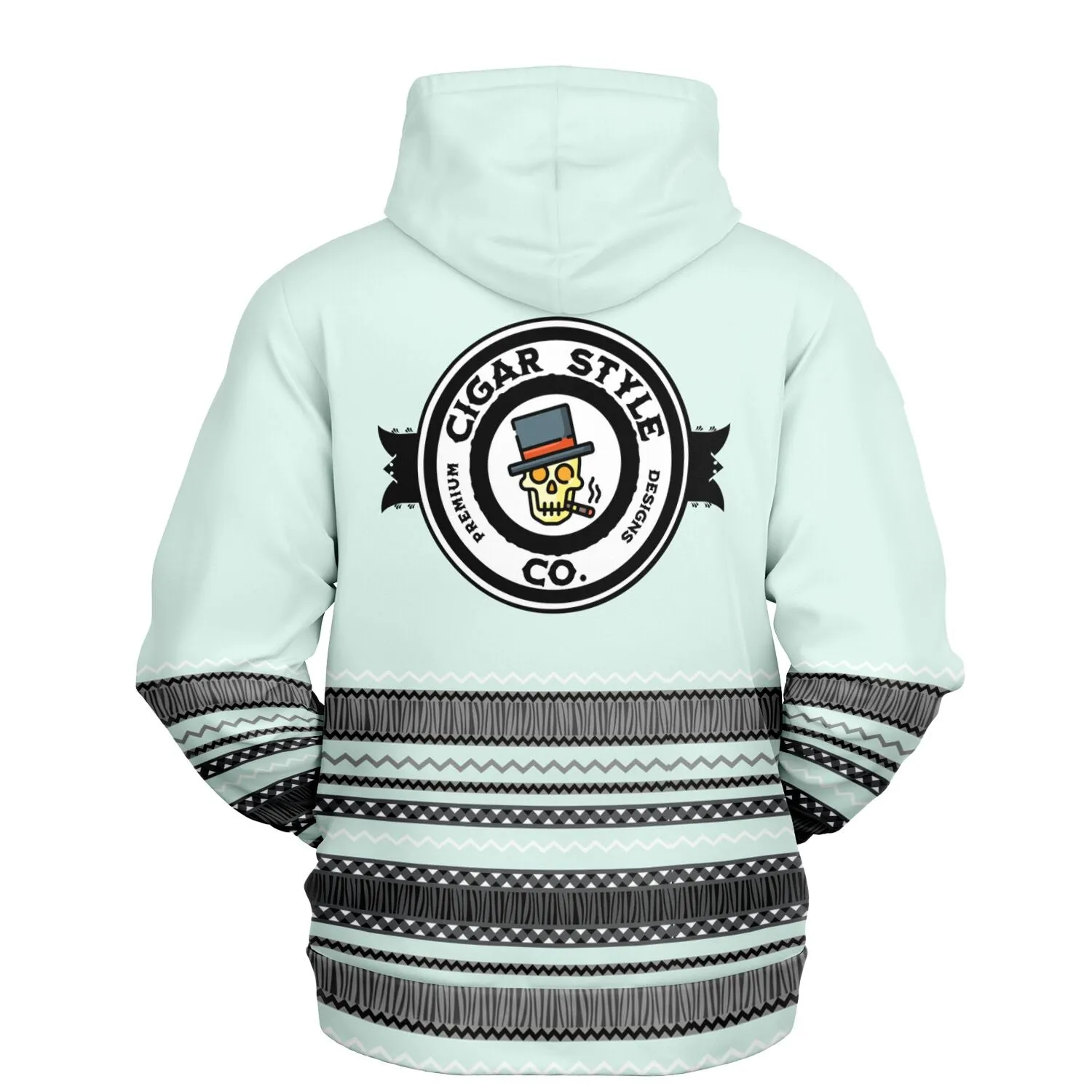 Smokin' Blue Indian Hoodie