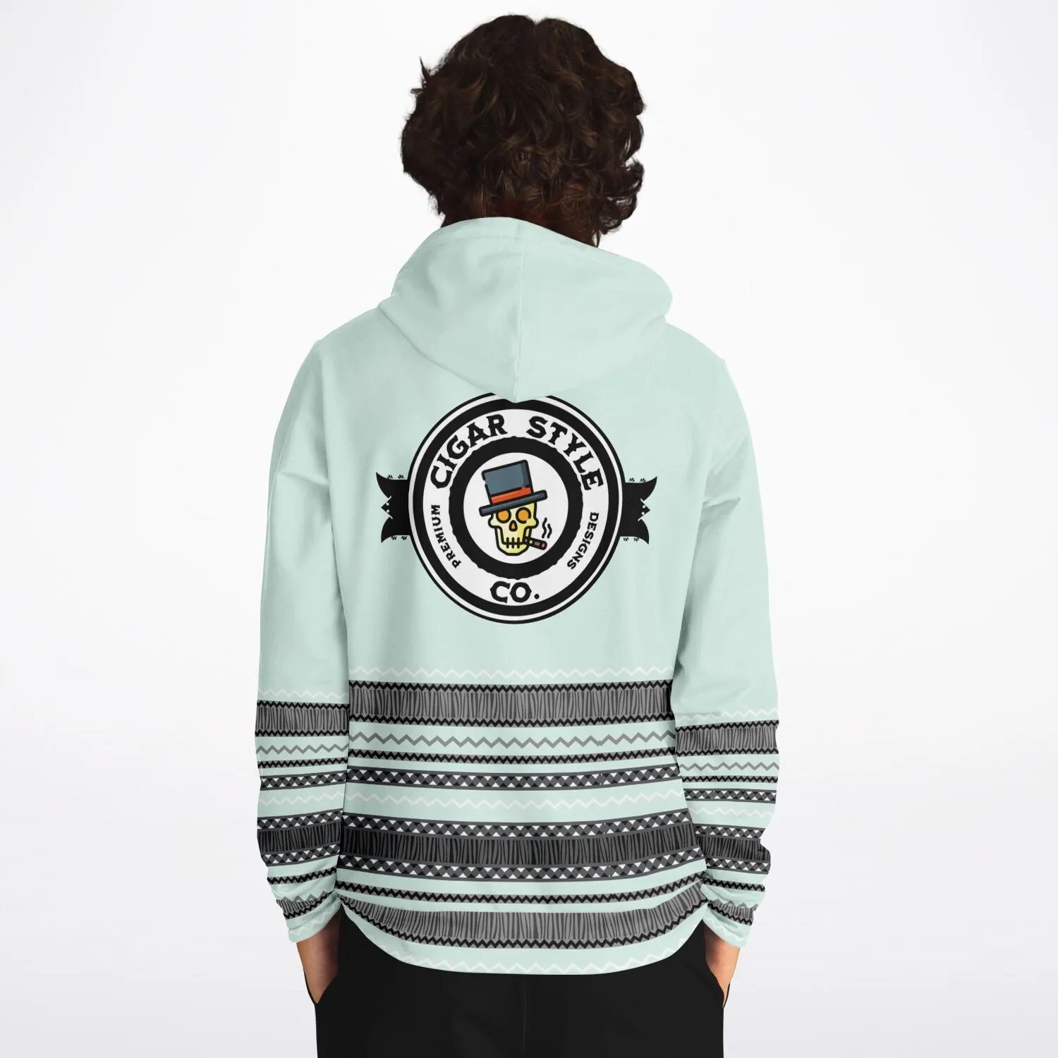 Smokin' Blue Indian Hoodie