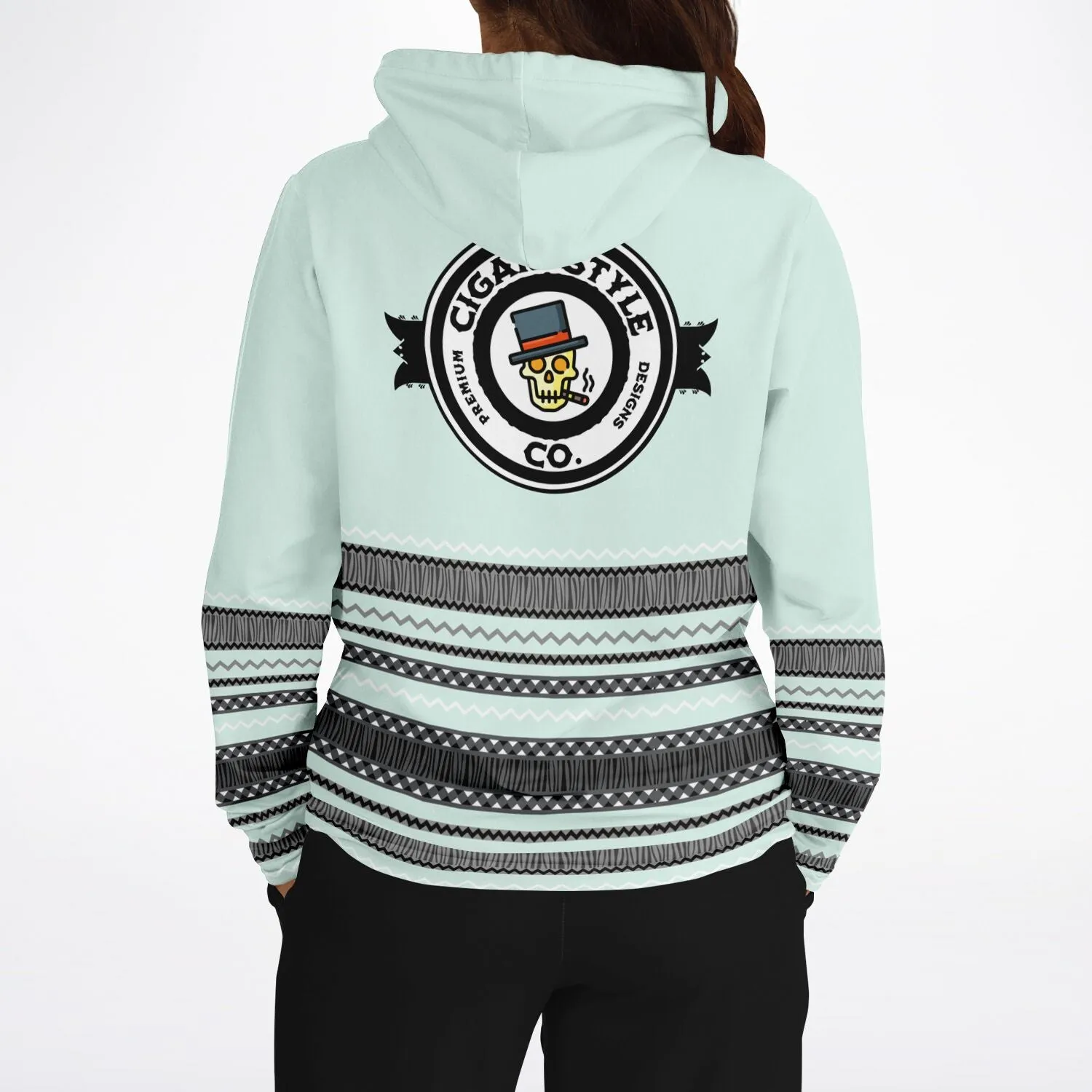 Smokin' Blue Indian Hoodie