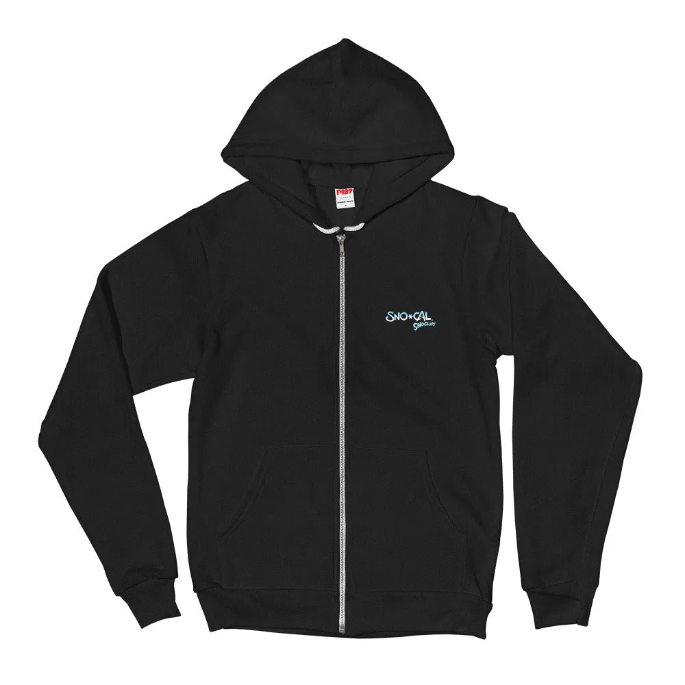 Snoclops snowboard hoodie