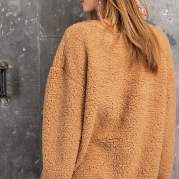 Soft fuzzy pullover