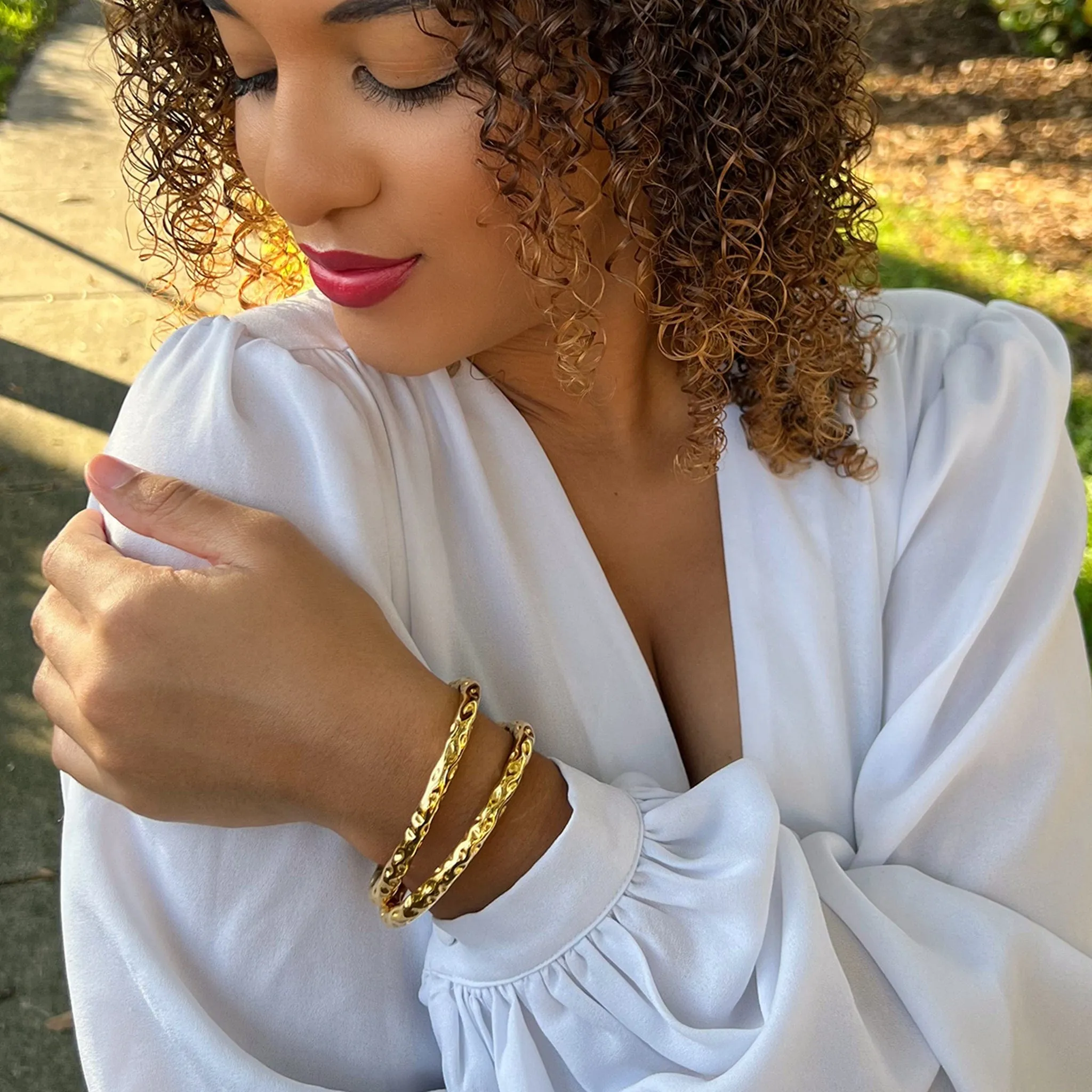 Soleil Textured Cuff