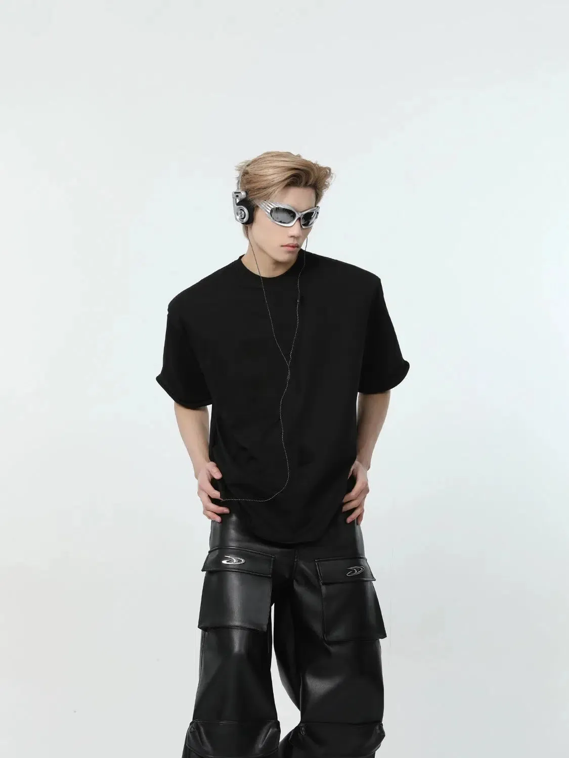 Solid Color Short Sleeve T-shirt