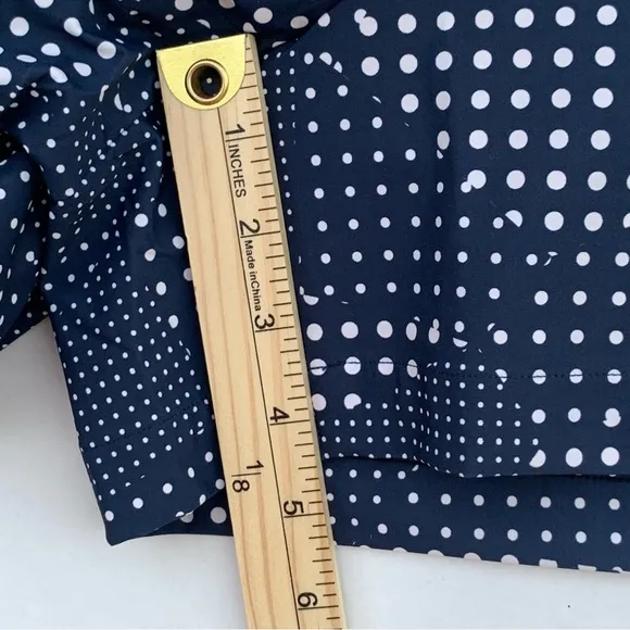 SPANX 4” Sunshine Short Women’s Navy Blue / White XL 50473R Sunshine Collection