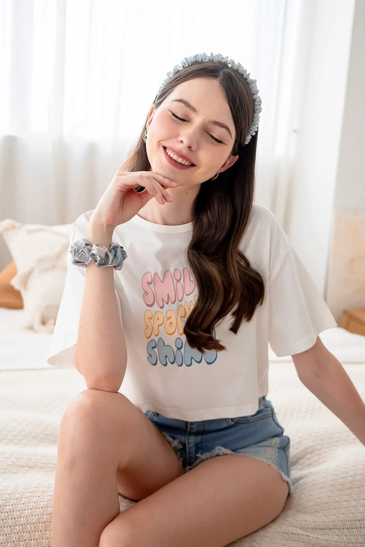 SSS BOXY TEE IN WHITE