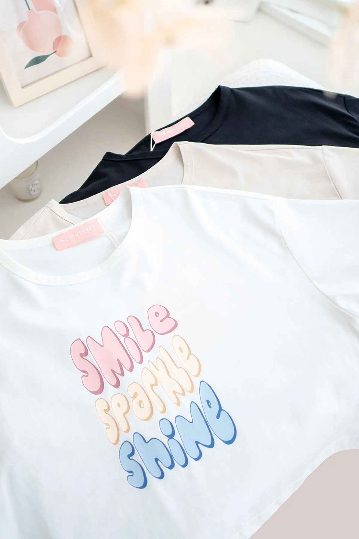 SSS BOXY TEE IN WHITE