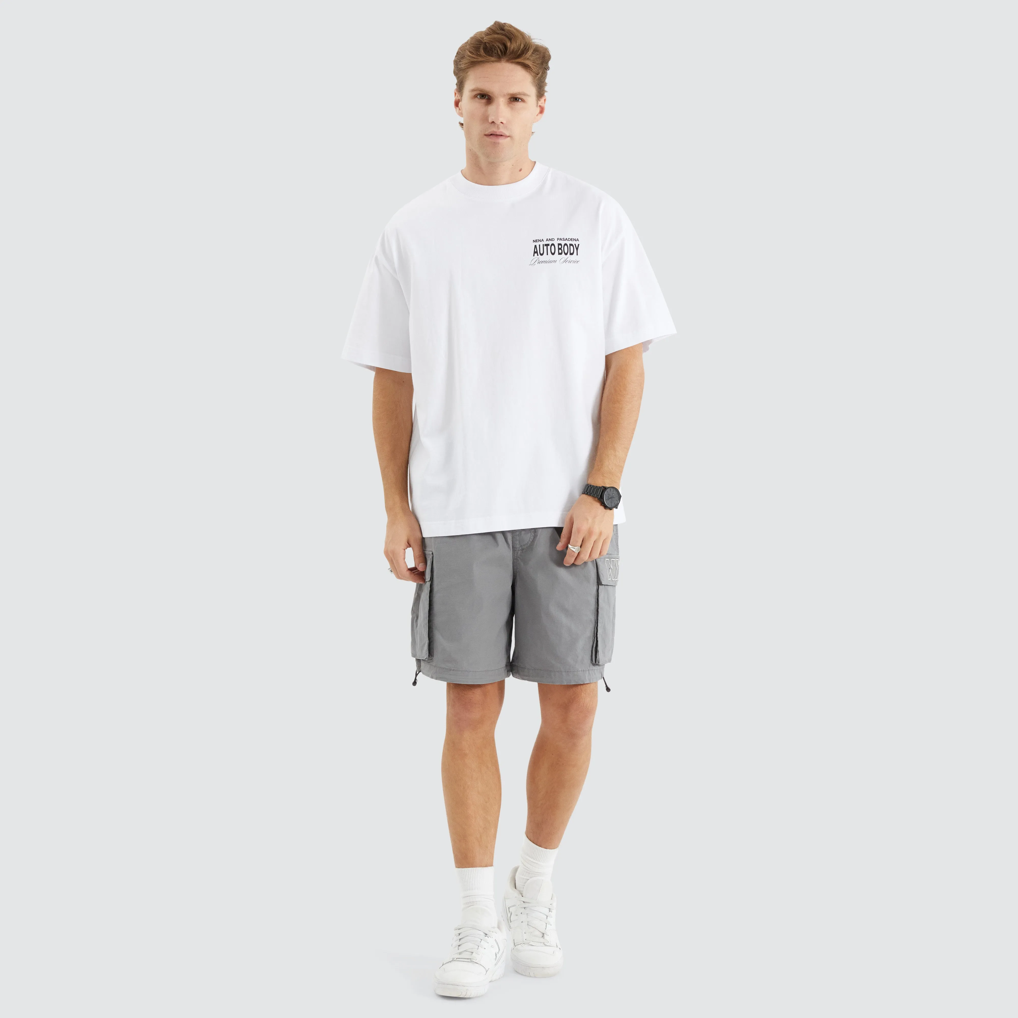 Steed Street Tee Optical White