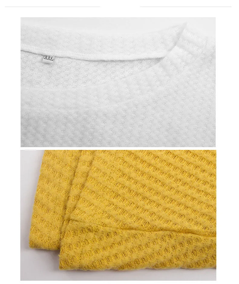 Stitching Tops T-shirt Autumn and Winter Long-sleeved Sweater