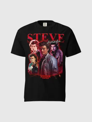 Stranger Things Steve Unisex T-Shirt [Black]