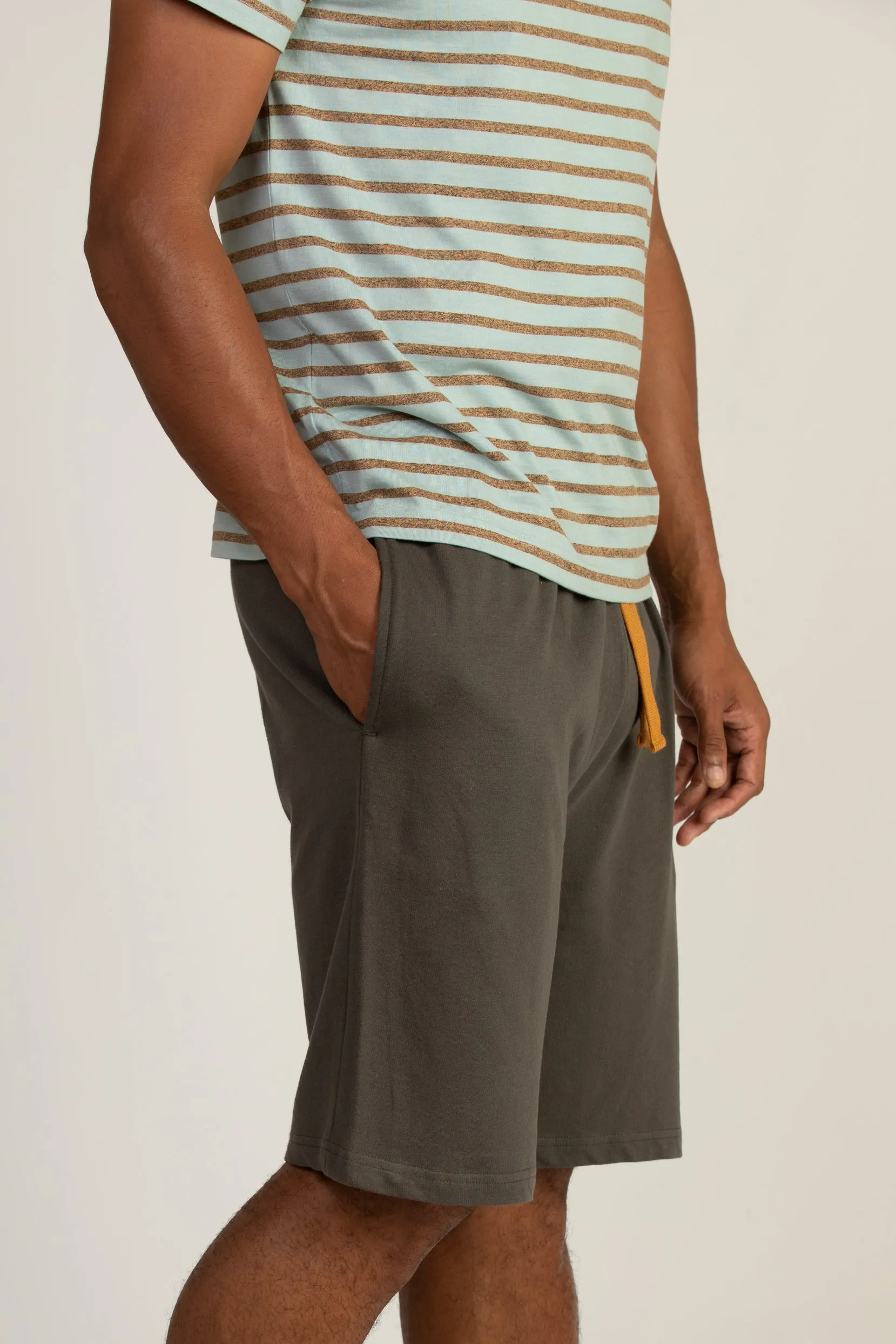 Stripe Tee & Short Pyjama Set