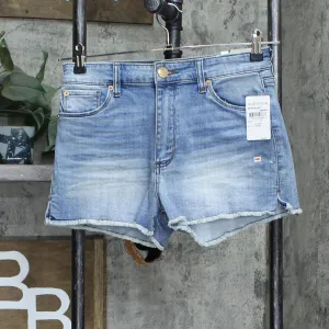STS Blue Womens Aubrey 11 inch High Rise Waist Denim Shorts Blue 26
