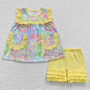Summer Lilly Shorts Set