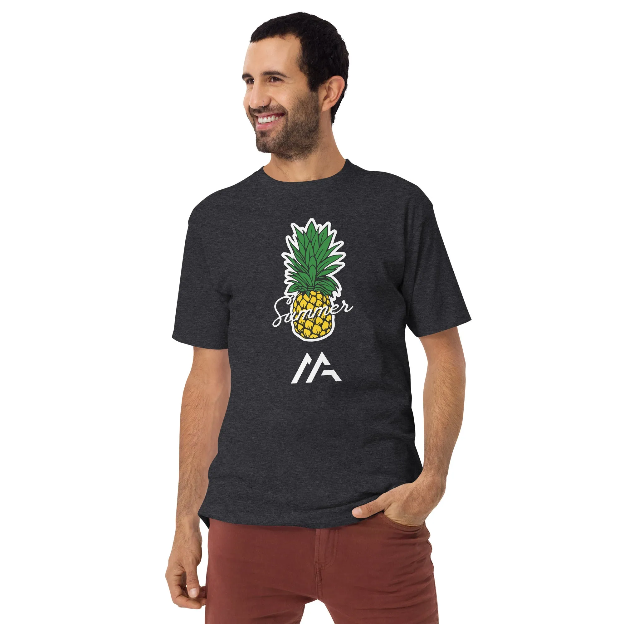 SUMMER PINEAPPLE Men’s premium heavyweight tee