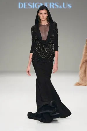 Swan's Midnight Glamour Dress
