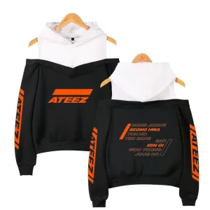 Sweatshirts épaule nu Ateez