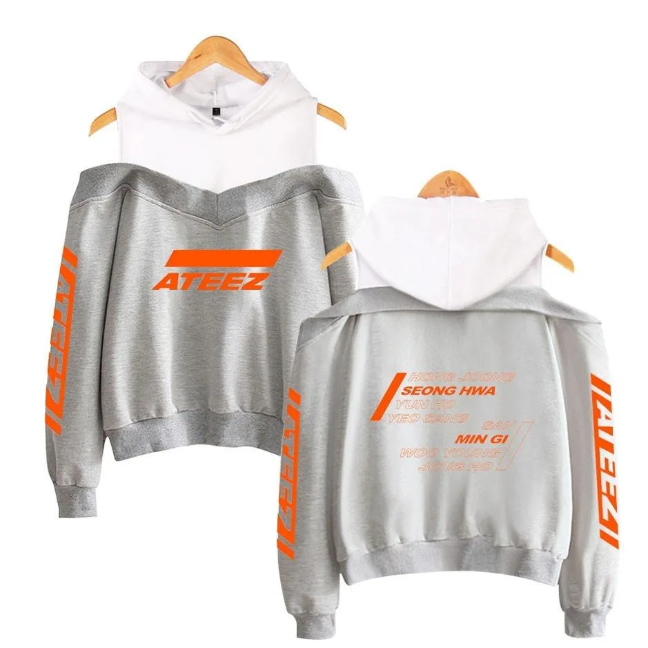 Sweatshirts épaule nu Ateez