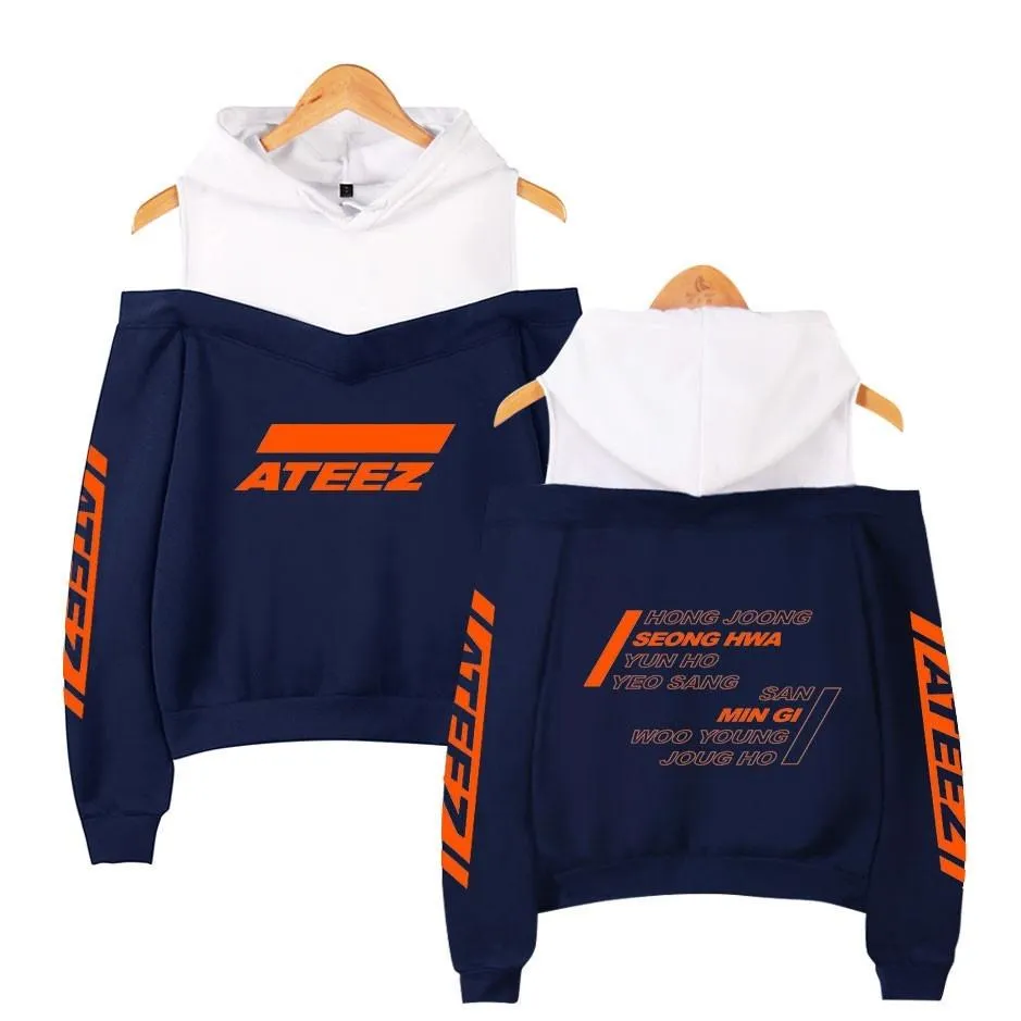 Sweatshirts épaule nu Ateez