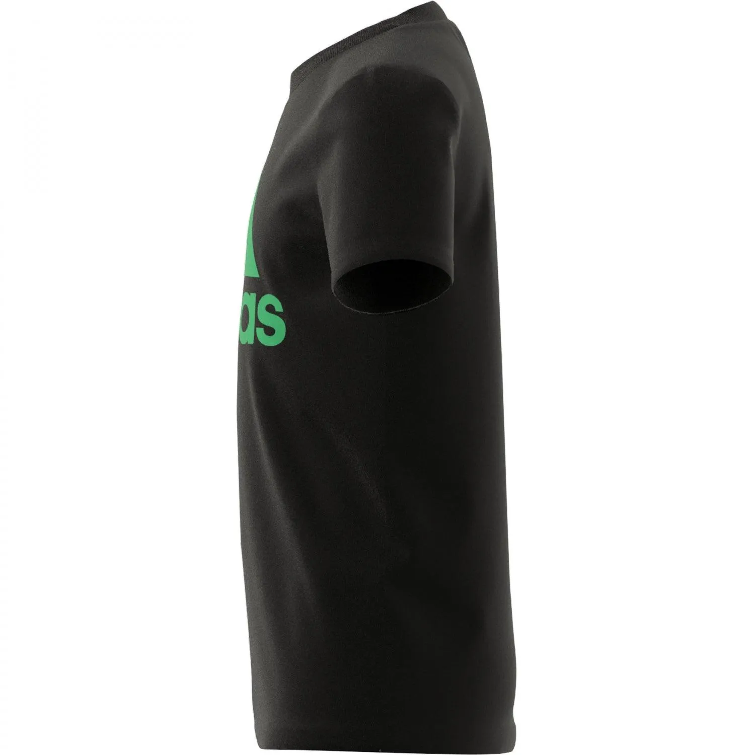 T-SHIRT MAGLIA BIMBO BIMBA ADIDAS LOGO BAMBINO JUNIOR NERA VERDE